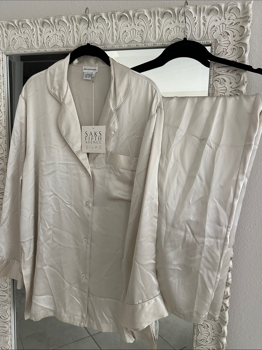 Saks Fifth Avenue Silk Pajama Set
